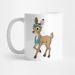 Deer at Fitness with Towel Mug